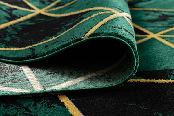 Dywany Łuszczów , Kusový koberec Emerald 1020 green and gold, 120x170, zelená, kancelária