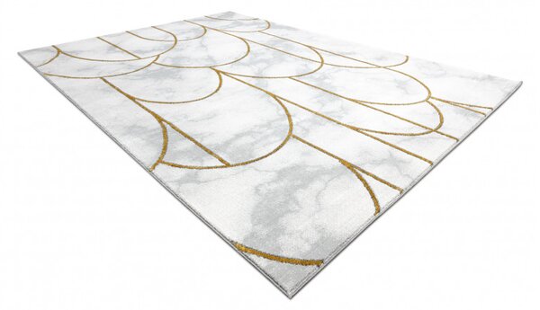 Dywany Łuszczów, Kusový koberec Emerald 1016 cream and gold, 120x170, biela, kancelária