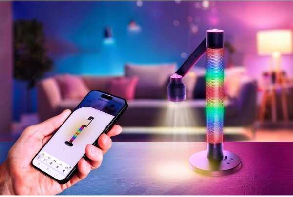 Retlux - LED RGBW Stmievateľná stolná lampa LED/10W/5V 2700-6000K Wi-Fi Tuya + DO