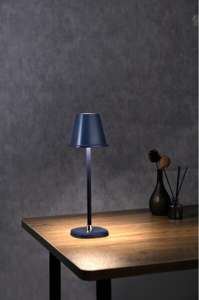 Retlux - LED Stmievateľná nabíjacia stolná lampa LED/3W/1800 mAh tmavomodrá