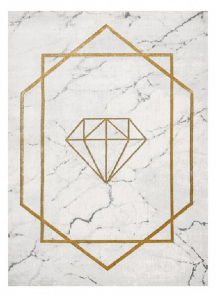 Dywany Łuszczów Kusový koberec Emerald diamant 1019 cream and gold - 240x330 cm