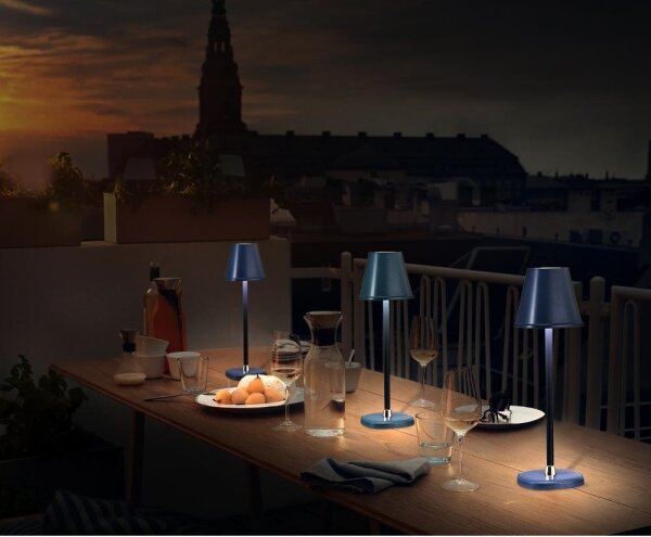 Retlux - LED Stmievateľná nabíjacia stolná lampa LED/3W/1800 mAh tmavomodrá