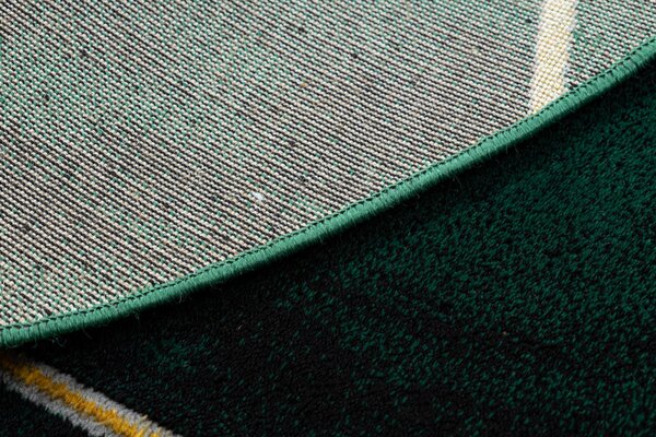 Dywany Łuszczów, Kusový koberec Emerald 1022 green and gold kruh, 120x120 (priemer) kruh, zelená, obývacia izba