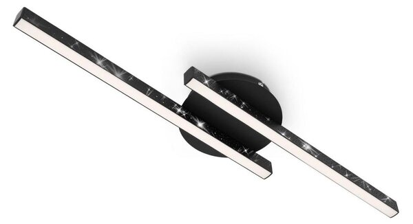 Briloner 3517-025 - LED Prisadený luster REY 2xLED/6W/230V čierna