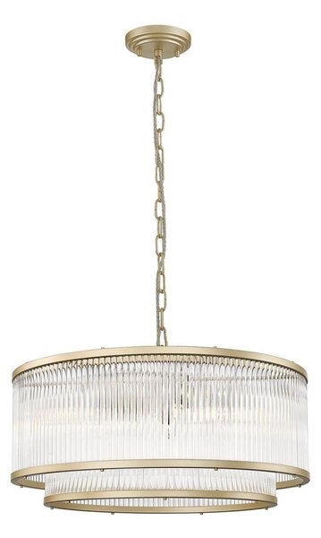 Zuma Line P0528-06H-V6AC - Luster na reťazi SERGIO 6xE14/60W/230V zlatá