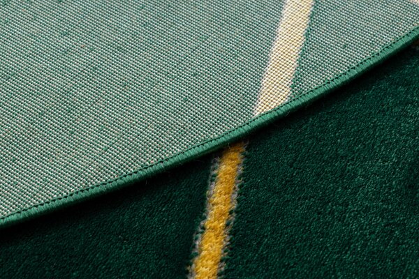 Dywany Łuszczów , Kusový koberec Emerald 1013 green and gold kruh, 120x120 (priemer) kruh, zelená, chodba / predsieň