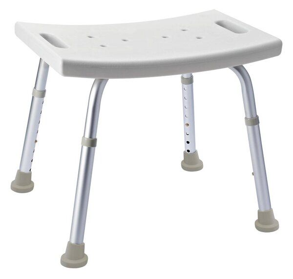 Ridder, Kúpeľňová stolička, nastavitelná výška, biela, A00601101