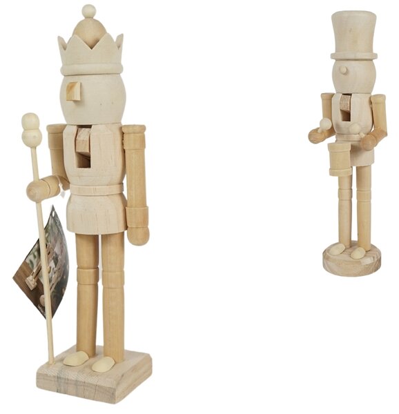 Drevený luskáčik NUTCRACKER 25,5 cm - viac variantov