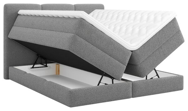 BOXSPRINGOVÁ POSTEĽ, 180/200 cm, antracitová MID.YOU - Online Only spálne, Online Only