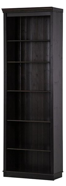 REGÁL, farba borovice, tmavohnedá, borovica, 74/223/37 cm Livetastic - Online Only drobný nábytok, Online Only