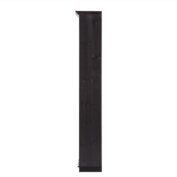 REGÁL, farba borovice, tmavohnedá, borovica, 74/223/37 cm Livetastic - Online Only drobný nábytok, Online Only