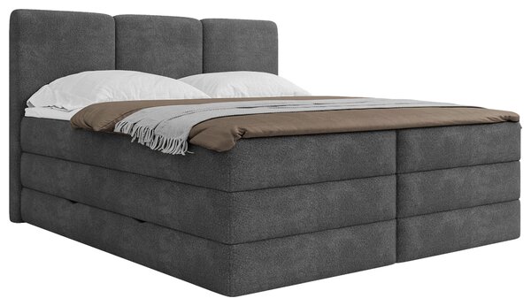 BOXSPRINGOVÁ POSTEĽ, 180/200 cm, antracitová MID.YOU - Online Only spálne, Online Only