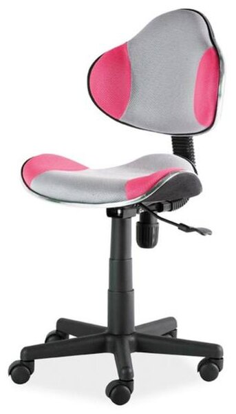 Detská stolička SIGQ-G2 sivá/ružová
