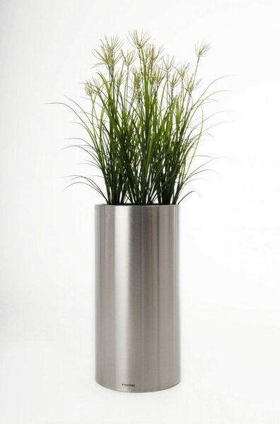 Kvetináč ESTRA, výška 80 cm, brúsený nerez