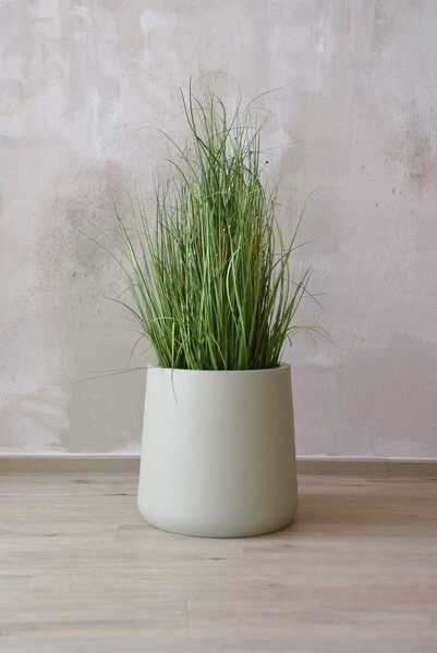 Izbový kvetináč VEKRA, sklolaminát, priemer 40 x výška 40 cm, béžový