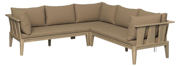 TERASOVÁ SEDACIA SÚPRAVA drevo, plast Ambia Garden - Online Only záhrada, Online Only