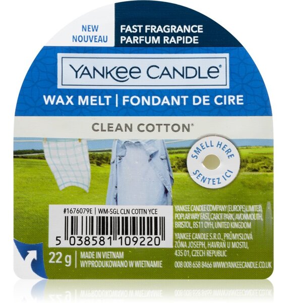 Yankee Candle Clean Cotton vosk do aromalampy 22 g