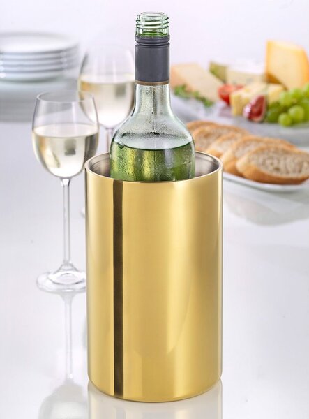 Esmeyer Chladiaca nádoba na víno/váza, 1,6 l (zlatá) (100325594)