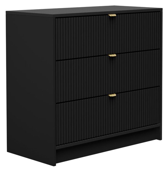Mirjan24 Komoda Razimo 3SZ, Farby: Biely velvet 5903211293986