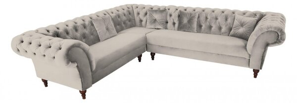 ROHOVÁ SEDAČKA CHESTERFIELD GREYSON 284 x 252 cm