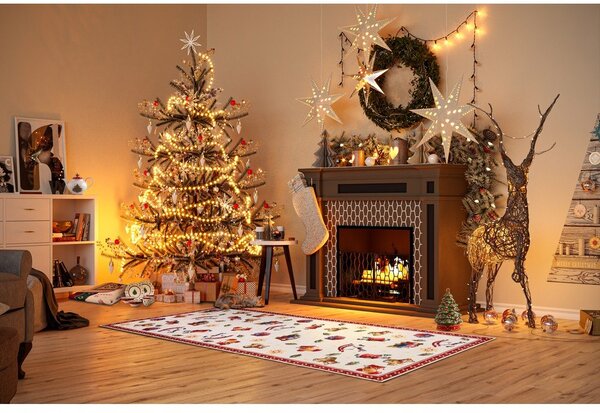 Červený behúň s vianočným motívom 80x200 cm Red Christmas – Villeroy&Boch
