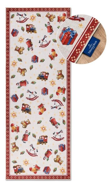 Červený behúň s vianočným motívom 80x200 cm Red Christmas – Villeroy&Boch