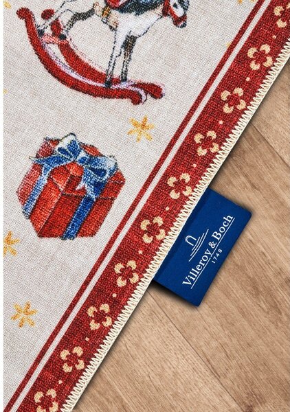 Červený behúň s vianočným motívom 80x200 cm Red Christmas – Villeroy&Boch