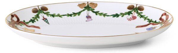 Vianočný servírovací tanier Star Fluted Christmas 21,5 cm