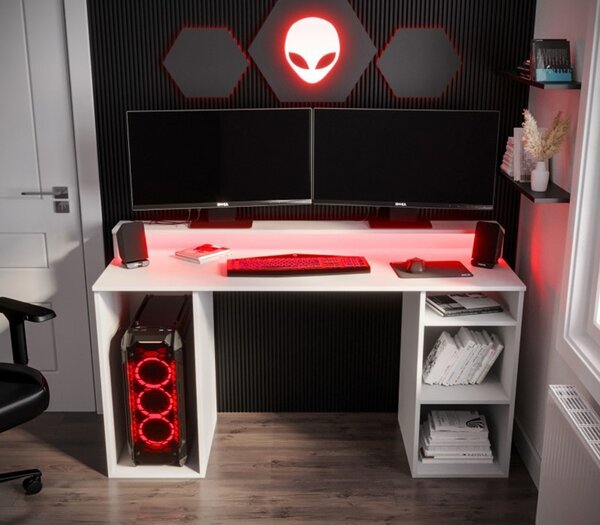 Herný stôl GAMER 1 - biely