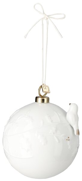 Porcelánová vianočná ozdoba Bird Ø 8,2 cm