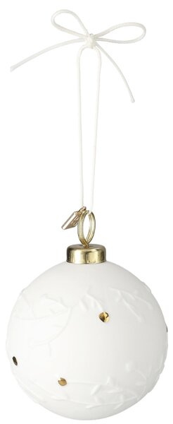 Porcelánová vianočná ozdoba Mistletoe Ø 6,2 cm