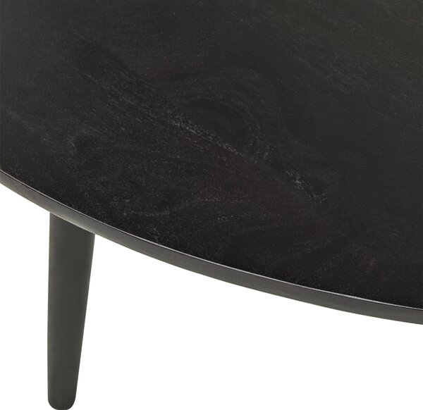 JEDÁLENSKÝ STÔL, akácia, čierna, 115/115/76 cm MID.YOU - Stoly, Online Only