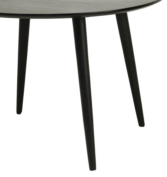 JEDÁLENSKÝ STÔL, akácia, čierna, 115/115/76 cm MID.YOU - Stoly, Online Only