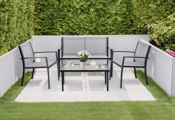 Záhradný nábytok GARDENLINE ( 2 kreslá, lavička, stolík )