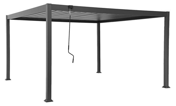 Hliníková bioklimatická pergola s lamelami 4 x 4 M