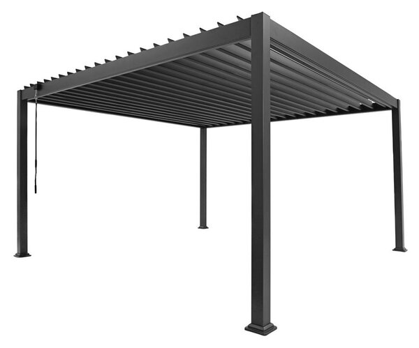 Hliníková bioklimatická pergola s lamelami 4 x 4 M