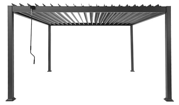 Hliníková bioklimatická pergola s lamelami 4 x 4 M