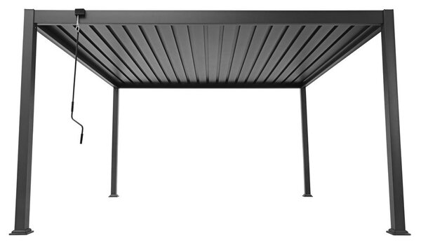 Hliníková bioklimatická pergola s lamelami 4 x 4 M