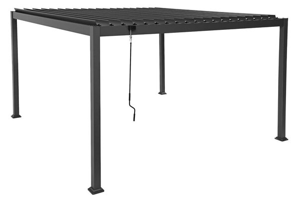 Hliníková bioklimatická pergola s lamelami 4 x 4 M