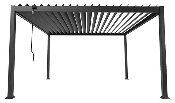 Hliníková bioklimatická pergola s lamelami 4 x 4 M