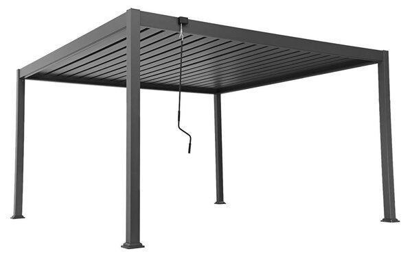 Hliníková bioklimatická pergola s lamelami 4 x 4 M