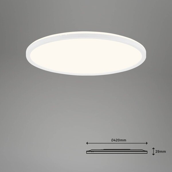 LED stropné svietidlo Slim S stmievateľné CCT biele Ø 45 cm