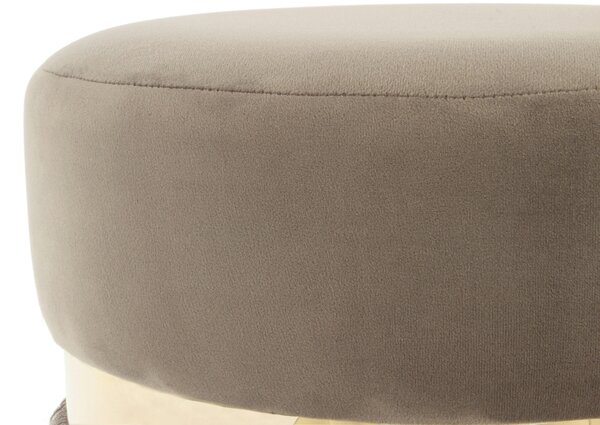TABURETKA, kov, plast, textil, 38/45/38 cm MID.YOU - Kreslá, Online Only