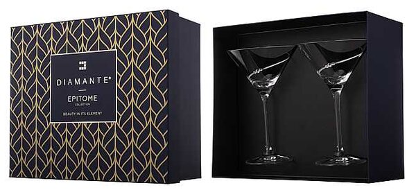 Diamante Silhouette poháre na martini 210 ml 2 ks