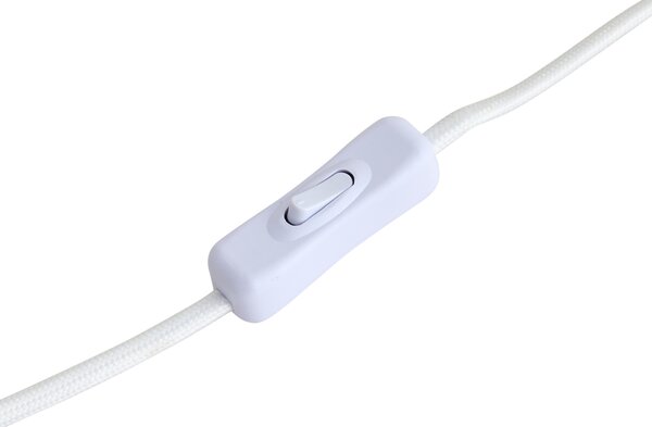 Japandi stolná lampa béžová s látkovým tienidlom 22 cm - Jenni