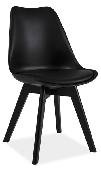 CRIS II jedálenská stolička, čierna/čierna