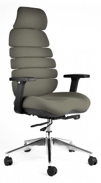 MERCURY kancelárska stolička SPINE tmavo šedá s PDH