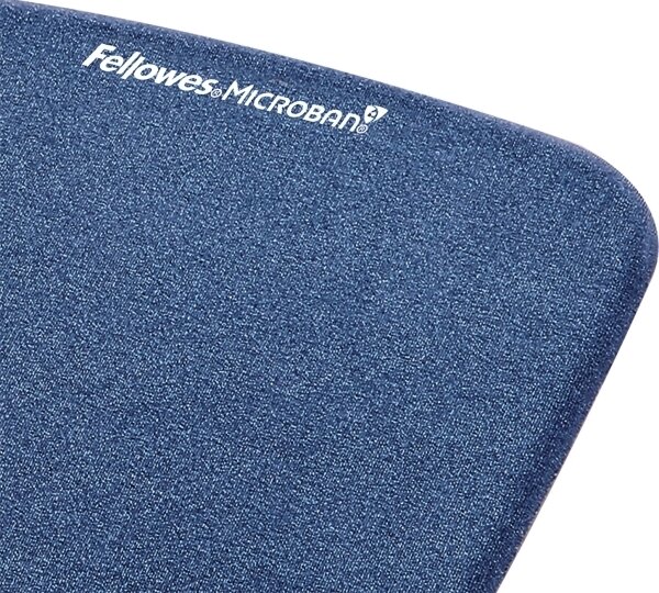Podložka pod myš a zápästie Fellowes PlushTouch, modrá