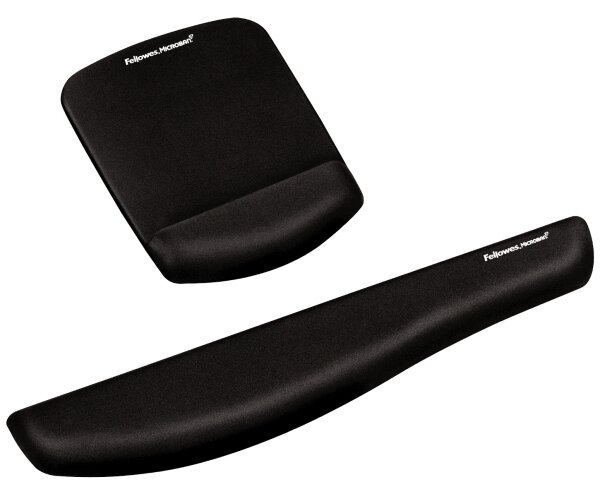 Podložka pod myš a zápästie Fellowes PlushTouch, modrá