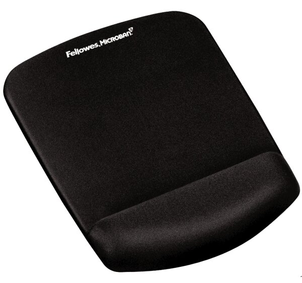 Podložka pod myš a zápästie Fellowes PlushTouch, modrá